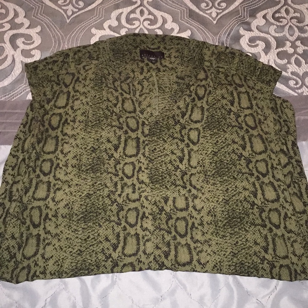 Snake print dress